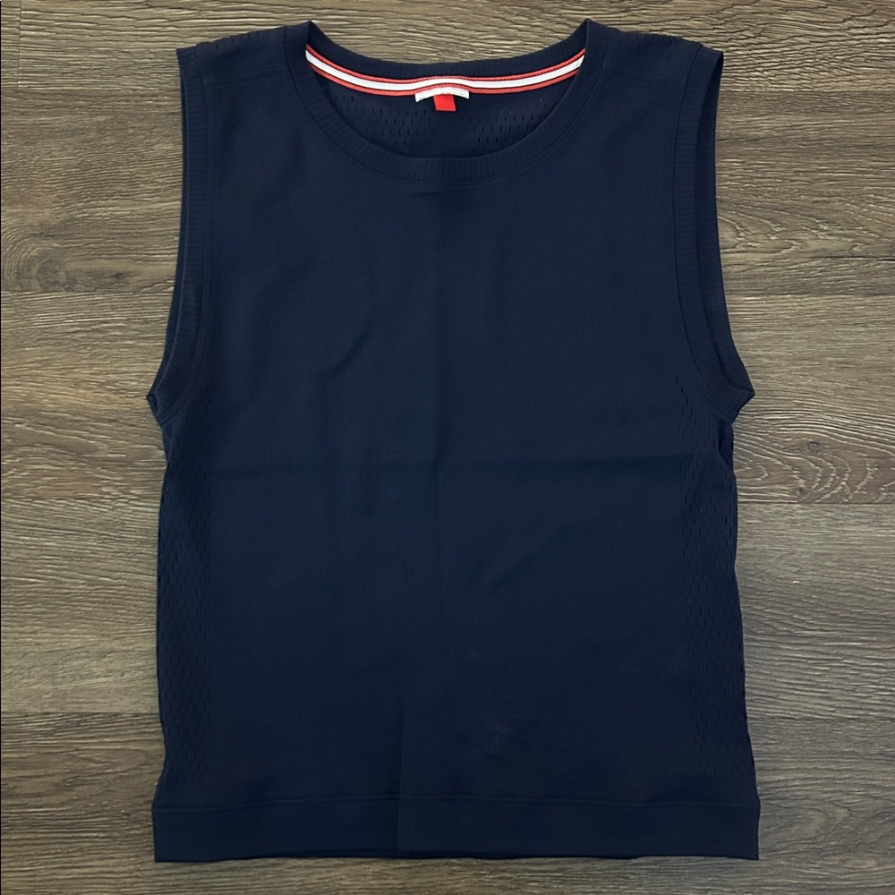 Wilson Classic Navy Sleeveless Knit Top size small